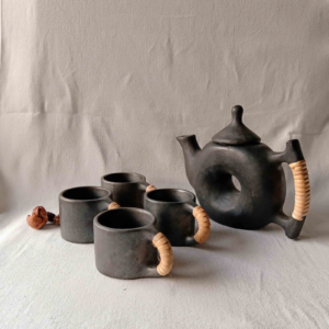 Longpi black coil pottery